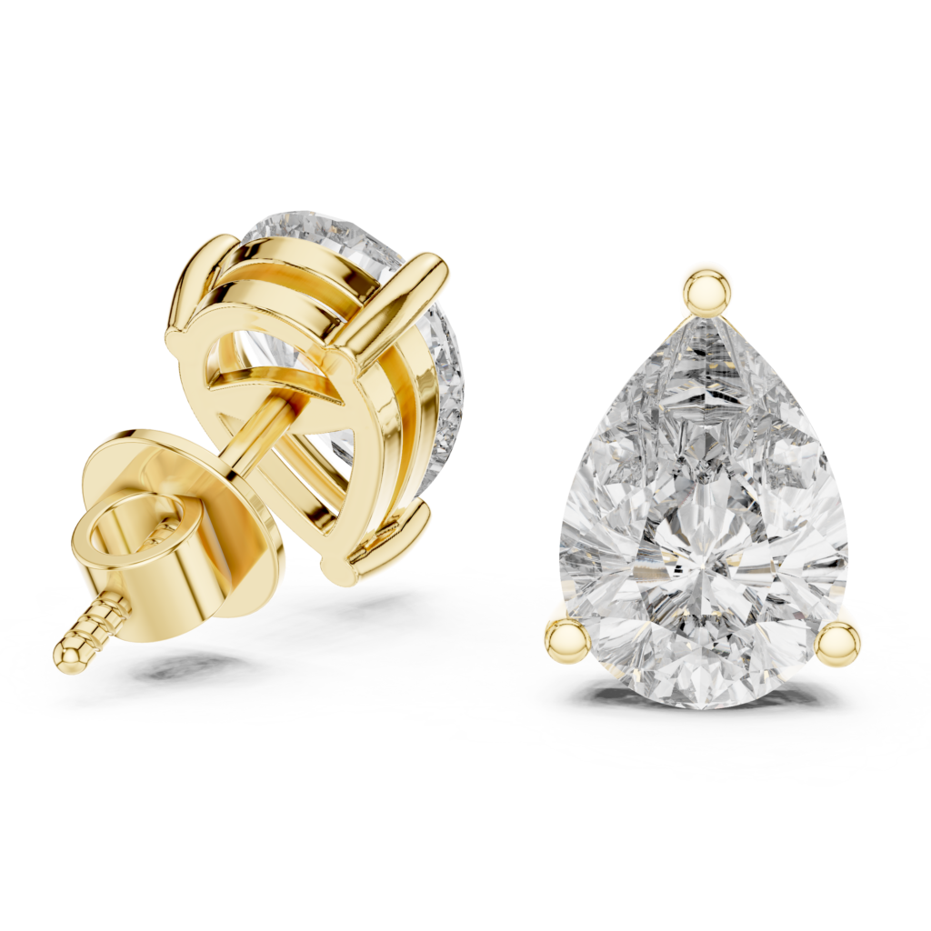 Teardrop Stud Earring