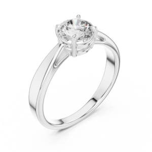 Basket Solitaire Ring