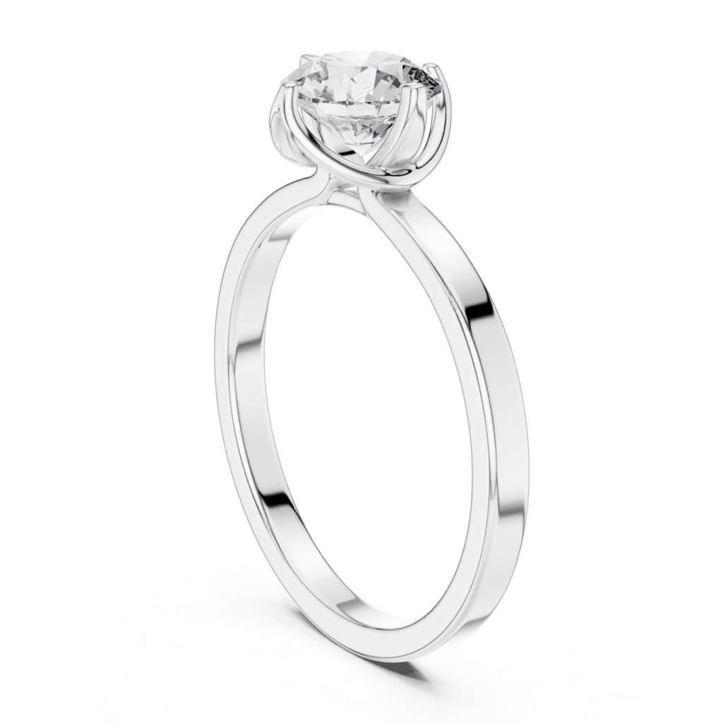 Timeless Twist Solitaire Ring