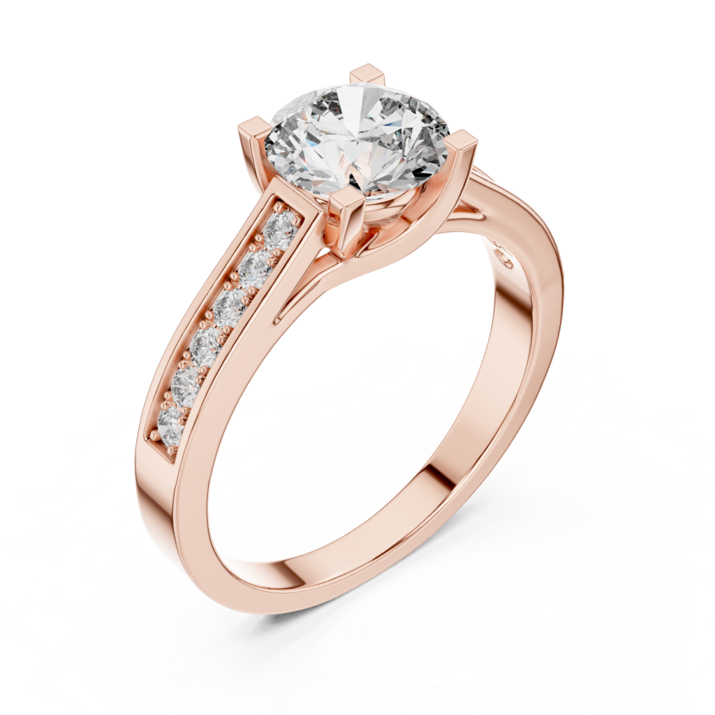 Pavé Split Shank